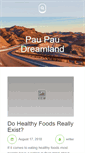 Mobile Screenshot of paupaudreamland.com