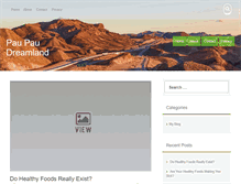 Tablet Screenshot of paupaudreamland.com